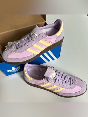 ADIDAS Handball Spezial OG-Powder Plum/Bliss Lilac/Almost Yellow-Women’s 8/6.5Y